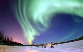 7 Places to View Aurora Borealis in winter