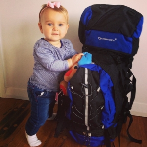 One Year Old Traveler who has traveled around 7 countries already