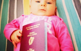 One Year Old Traveler who has traveled around 7 countries already