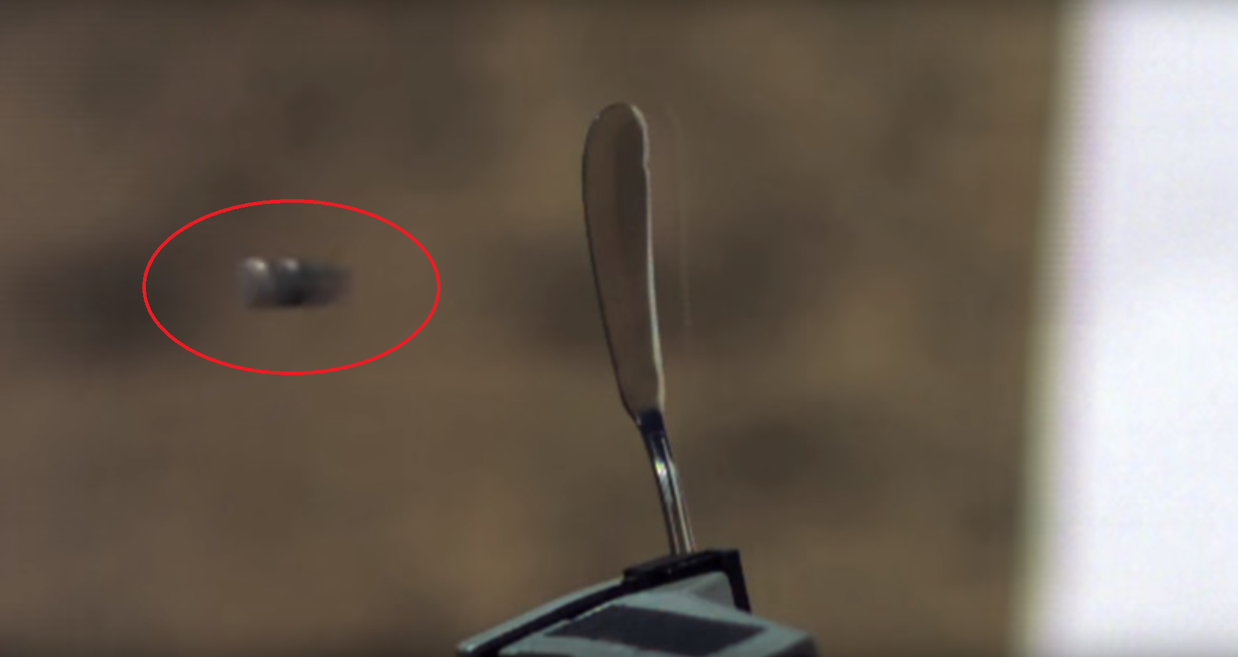 Can a butter knife slice a bullet?