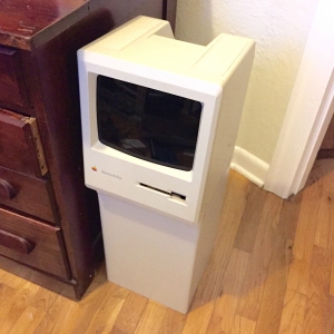 Classic Mac Turned Into A Trash Can