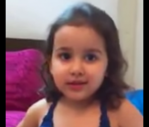 Intelligent Indian 2 Year old Girl