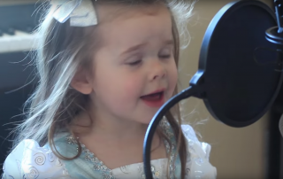 Little Girl Singing a Disney Song will melt your heart
