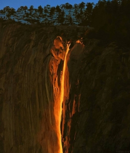 Stunning and Rare capture of Firefall in Yosemite National Park