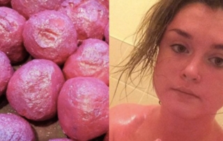 The Girl that Turned Pink after Using Lush Products