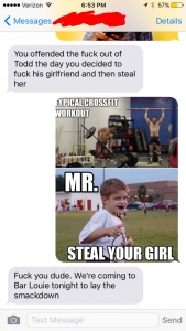 Jealous boyfriend messages wrong number