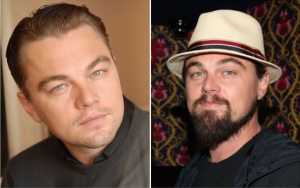 Leonardo DiCaprio with and without beard