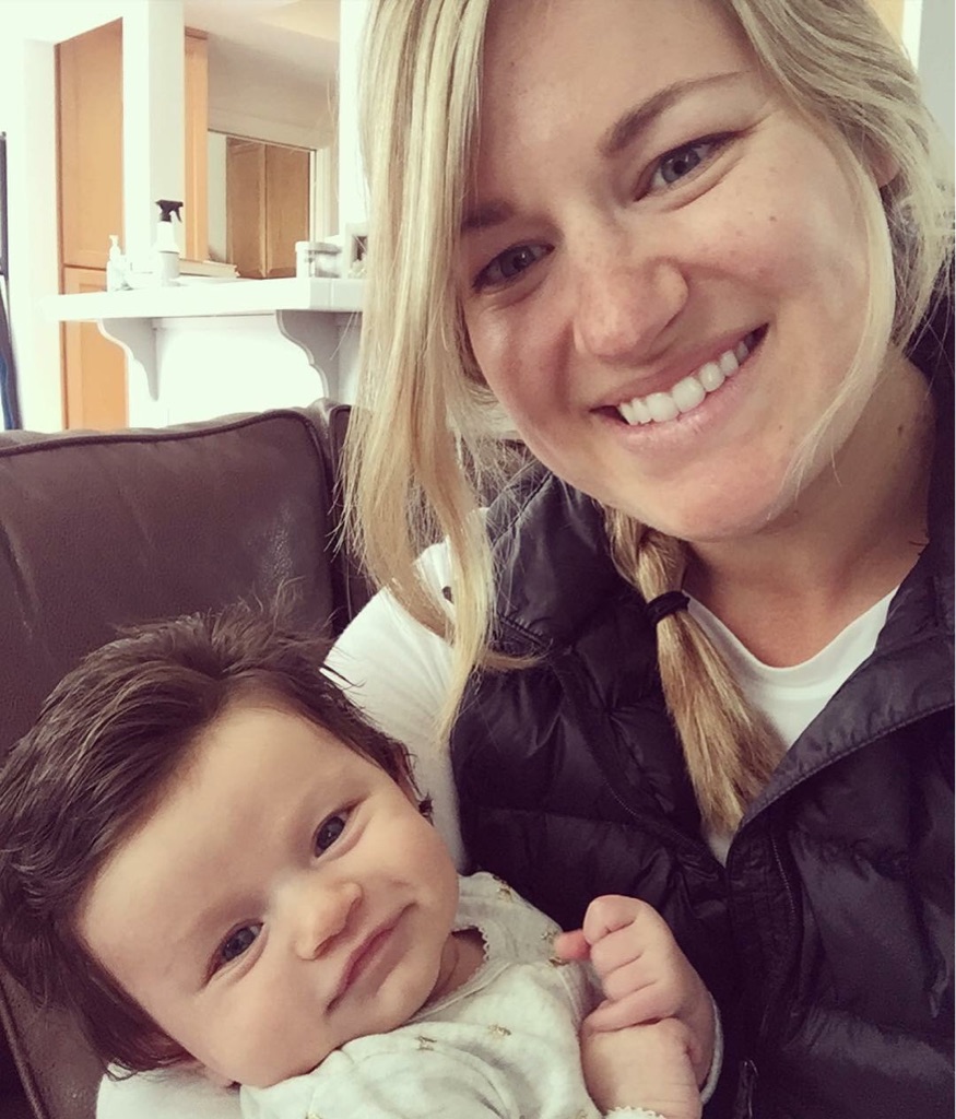 New Born Baby with full set of hair