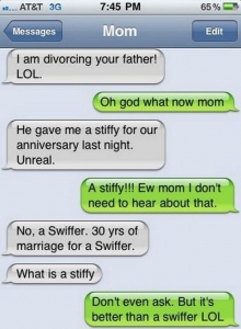 Swiffer | Hilarious Text Messages between Parents and Children