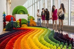 The Rainbow Paper Flower Garden
