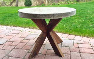 Table with wood