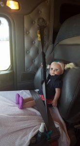 Dad babysits for his grand daughter