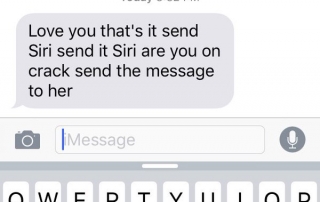 Dad fails miserably when sending text to daughter with Siri