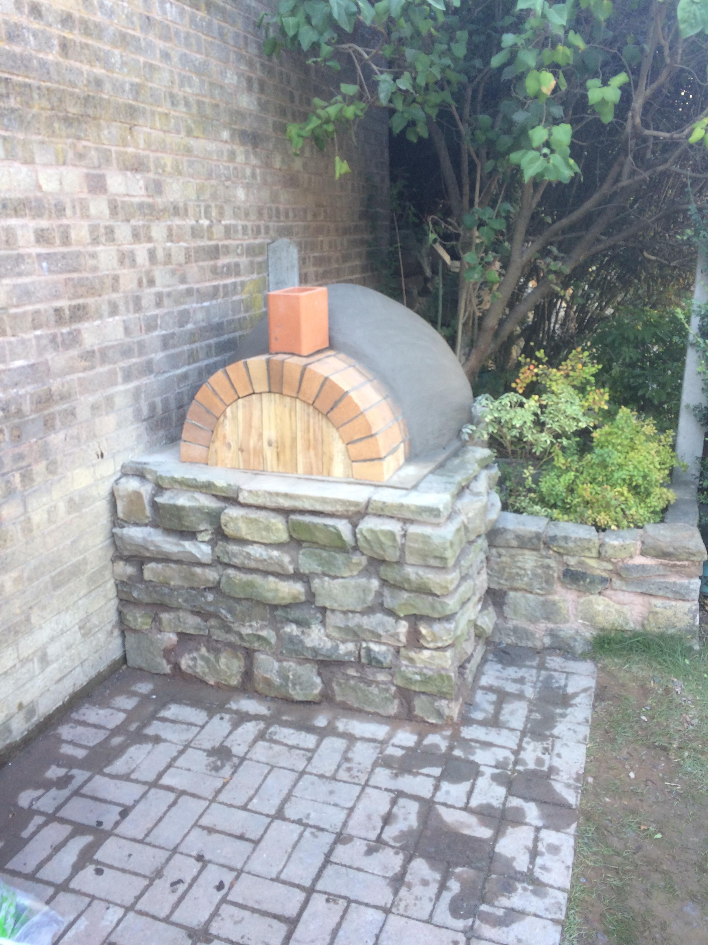 DIY Outdoor Brick Pizza Oven