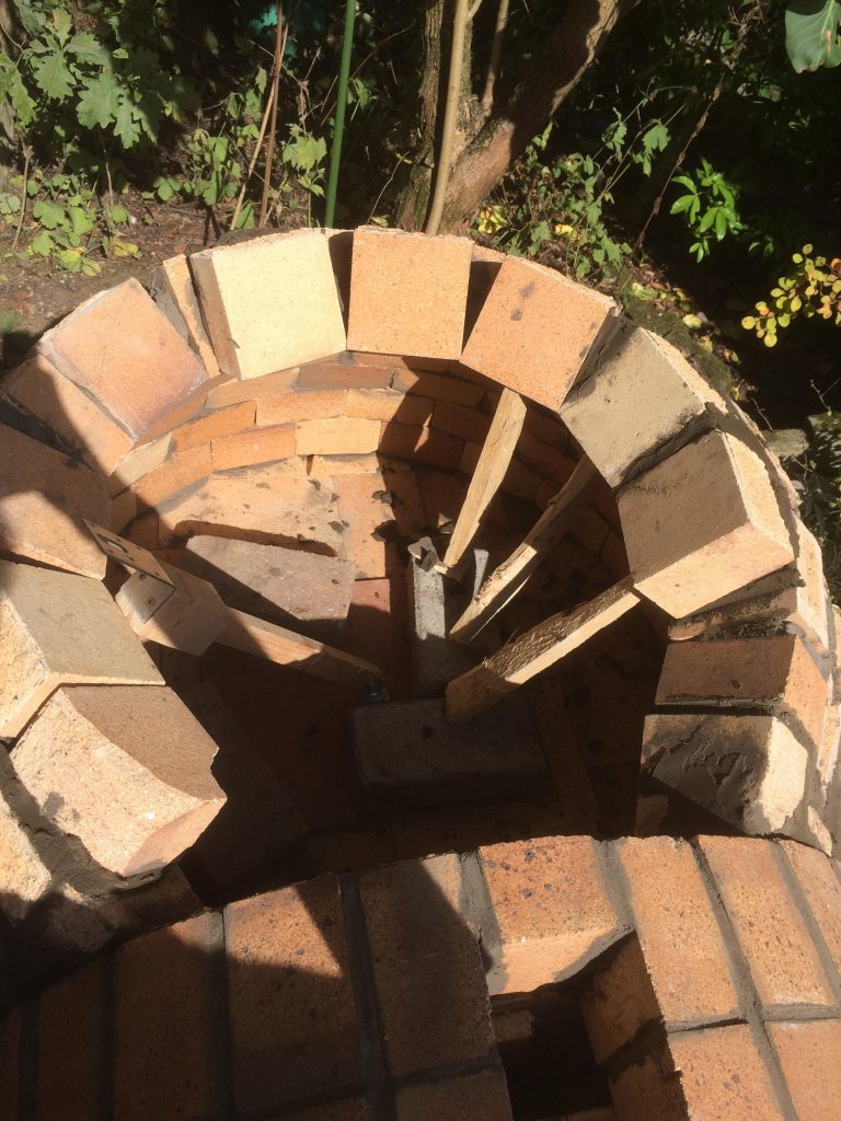 DIY Outdoor Brick Pizza Oven Step 13