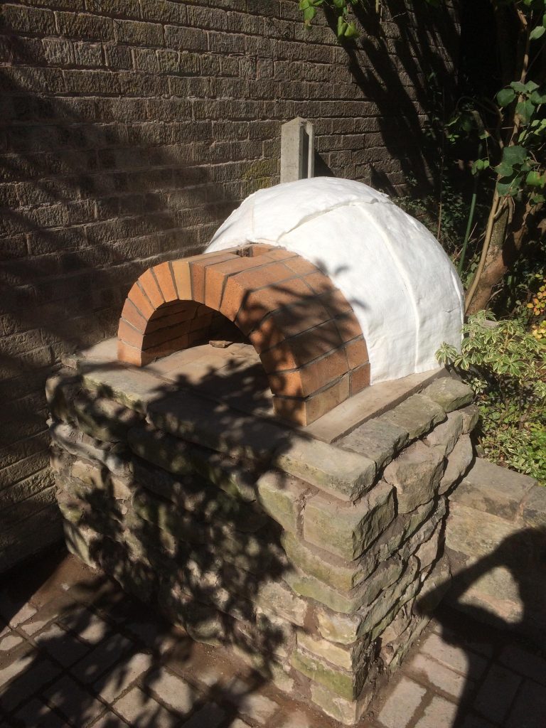 DIY Outdoor Brick Pizza Oven Step 17