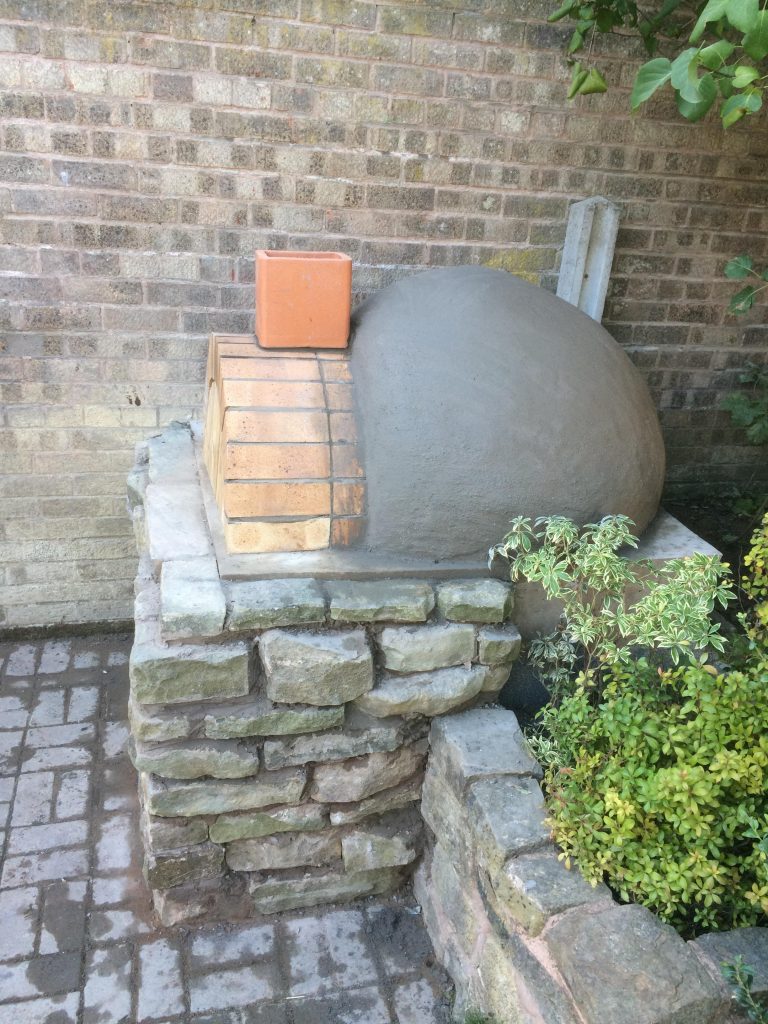 DIY Outdoor Brick Pizza Oven Step 18