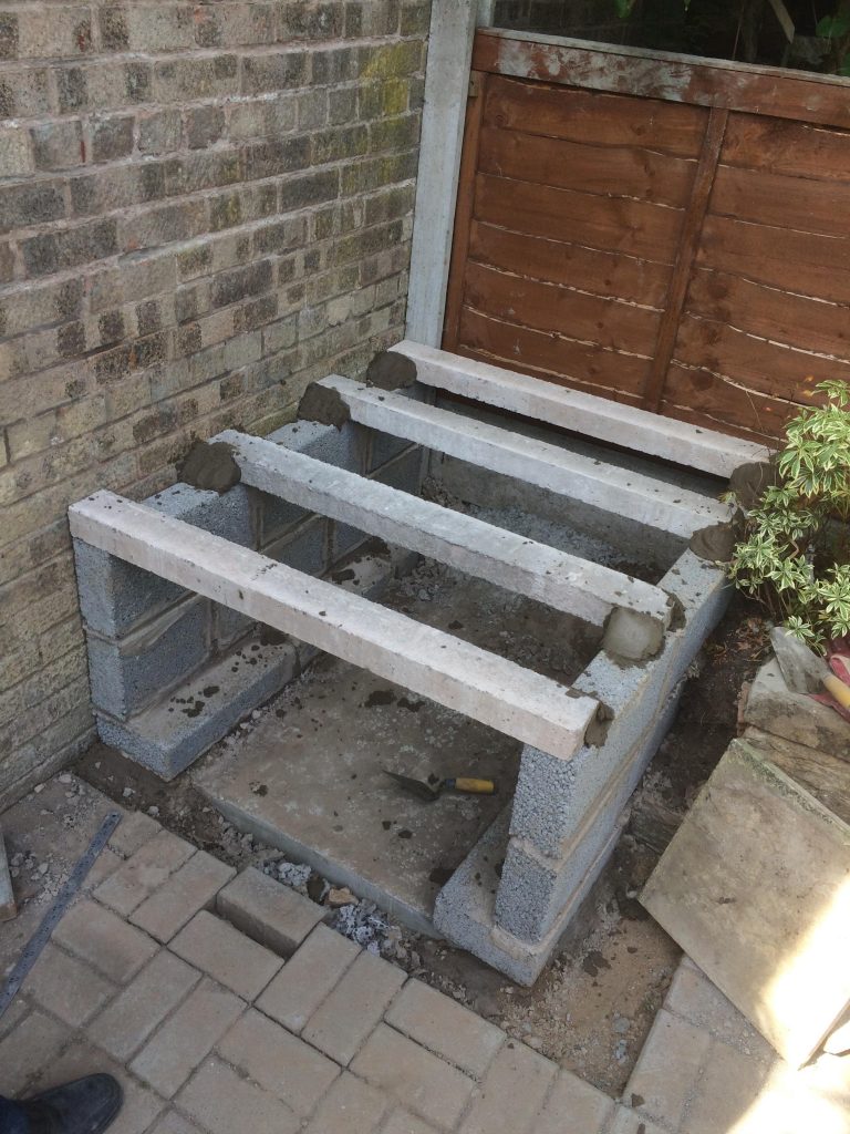 DIY Outdoor Brick Pizza Oven Step 4