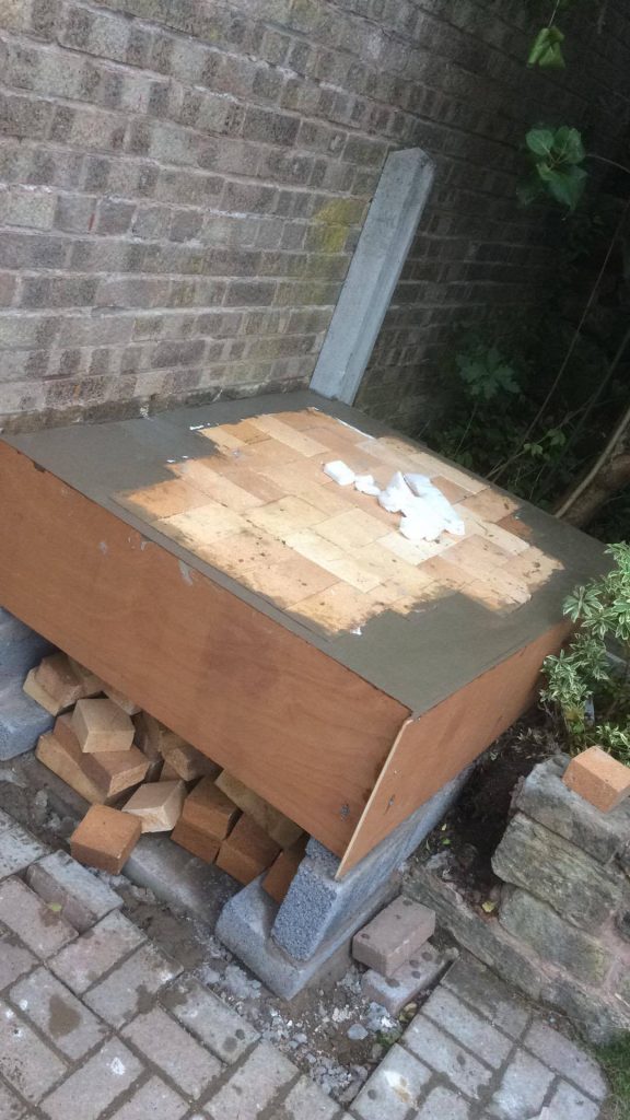 DIY Outdoor Brick Pizza Oven Step 8